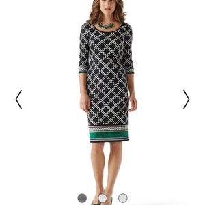 White House Black Market 3/4 sleeve dress